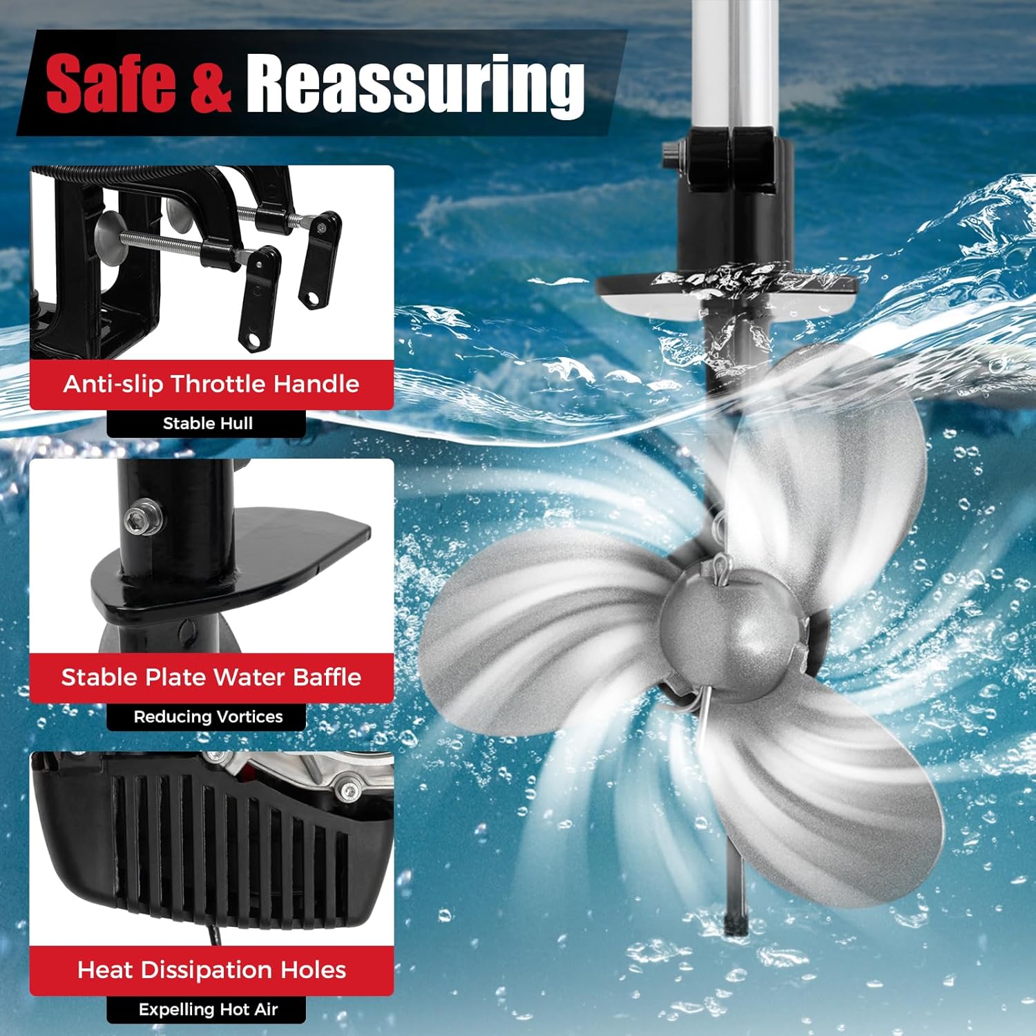 Подвесной лодочный мотор мощно – обзор и цена Fishing Boat Outboard Motor