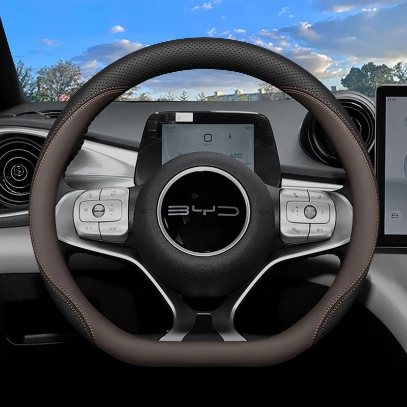 2026 Для BYD Кожаный чехол на  – обзор и цена Fishing Boat Steering Wheel